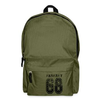 68 Aksaray Türkisches Nummernschild als Geschenk - Rucksack - Olivgrün - Vorne