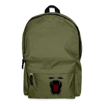 Monster - Rucksack - Olivgrün - Vorne