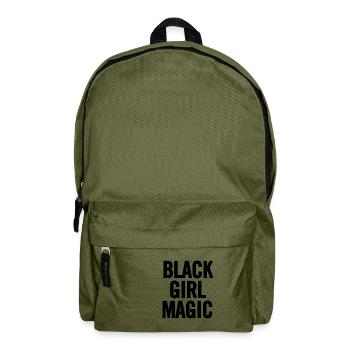 Black Girl Magic 2 Schwarz - Rucksack - Olivgrün - Vorne