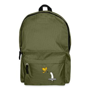 STRIPTEASE BANANA LUSTIGE COMIC - Rucksack - Olivgrün - Vorne