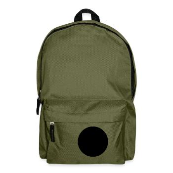 BLACK CIRCLE GEOMETRIC SHAPE SHIRT - Rucksack - Olivgrün - Vorne