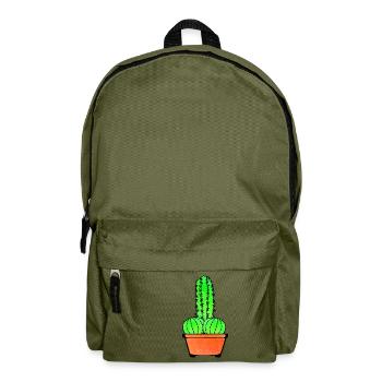 Provocative Cactus and Aloe - Rucksack - Olivgrün - Vorne