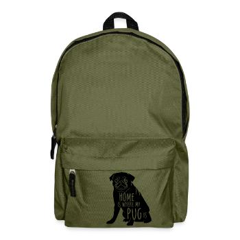 Mops - Rucksack - Olivgrün - Vorne