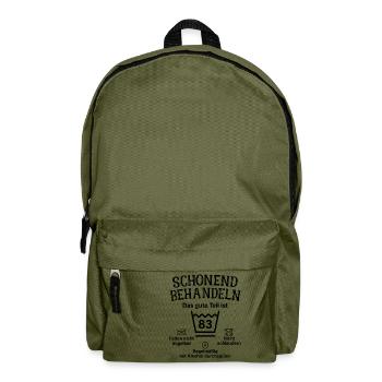 83. Geburtstag Schonend Behandeln 83 Teil Ist 83 - Rucksack - Olivgrün - Vorne