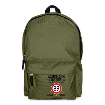 89. Geburtstag Schonend Behandeln Oldtimer Ist 89 - Rucksack - Olivgrün - Vorne