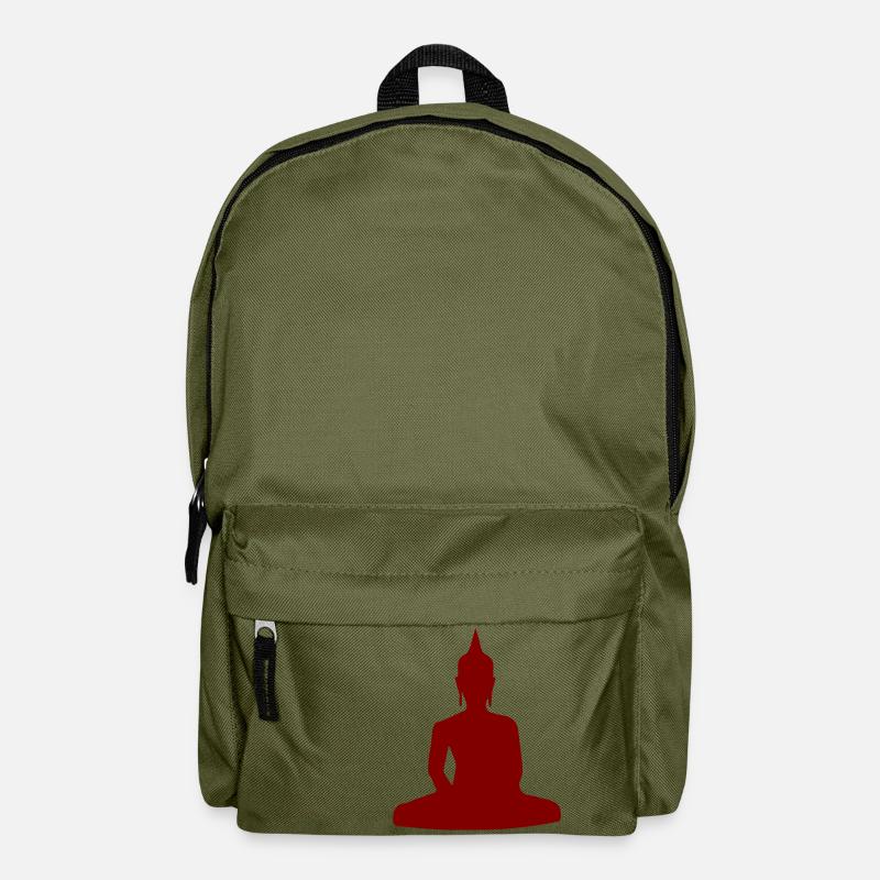 Buddhismus - Rucksack - Olivgrün