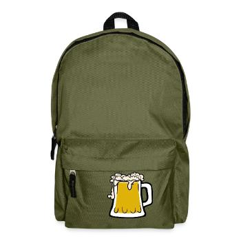 alcohol bier - Rucksack - Olivgrün - Vorne