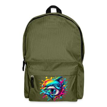 Delfin - Rucksack - Olivgrün - Vorne