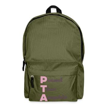 PTA | Phantasievoll Talentiert Außergewöhnlich - Rucksack - Olivgrün - Vorne