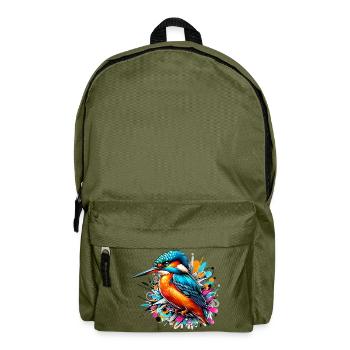 Martin-pêcheur - Sac à dos - vert olive - Devant
