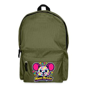 Karneval Kostüm Damen Geschenk Fasching Lustig Süß - Rucksack - Olivgrün - Vorne