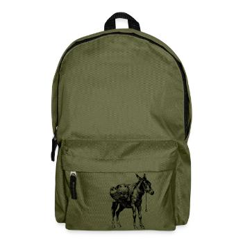 Esel - Rucksack - Olivgrün - Vorne