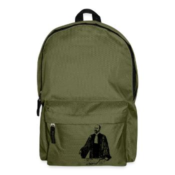 rechtsanwalt anwalt lawyer judge richter law justi - Rucksack - Olivgrün - Vorne