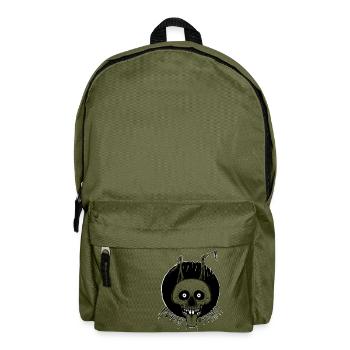 Hungriges Kaninchen - Rucksack - Olivgrün - Vorne