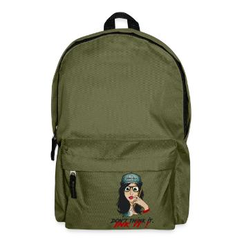 Snapback Girl blank - Rucksack - Olivgrün - Vorne
