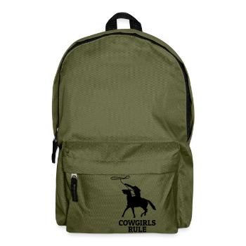 Cowgirls rule - Rucksack - Olivgrün - Vorne