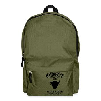Grillen - Barbecue - Rucksack - Olivgrün - Vorne