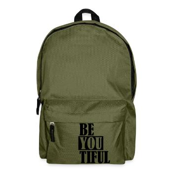 Beautiful schoen wundervoll - Rucksack - Olivgrün - Vorne