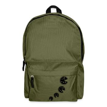 pizza pizza - Rucksack - Olivgrün - Vorne
