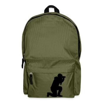 Photograf Fotograf Photoapparat Kamera Fotoapparat - Rucksack - Olivgrün - Vorne