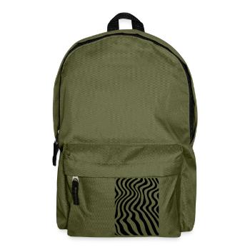 Databending Lines - Rucksack - Olivgrün - Vorne