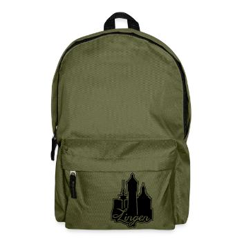 Lingener Emblem - Rucksack - Olivgrün - Vorne