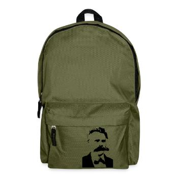 Friedrich Nietzsche - Rucksack - Olivgrün - Vorne