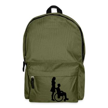Rollstuhl - Rucksack - Olivgrün - Vorne