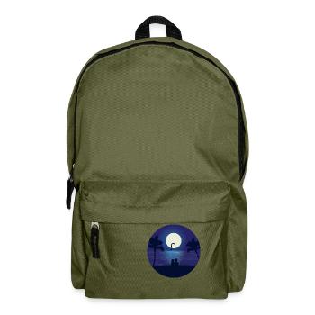 eine Nacht auf See - Rucksack - Olivgrün - Vorne