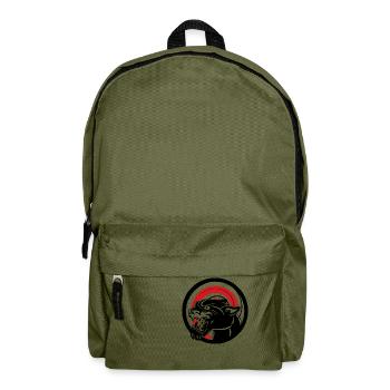 BLACK ANIMAL JUNGLE WILD CAT - Rucksack - Olivgrün - Vorne