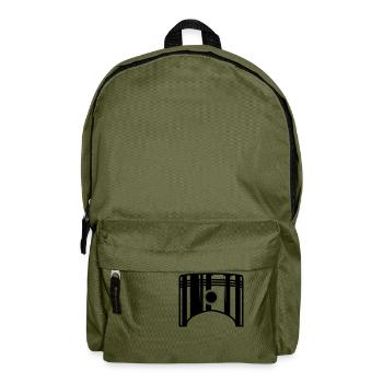 Kolben alleine 1 - Rucksack - Olivgrün - Vorne
