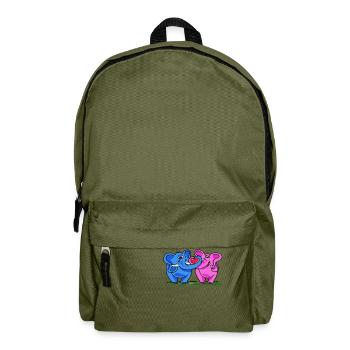 Sweet Elephants - Rucksack - Olivgrün - Vorne