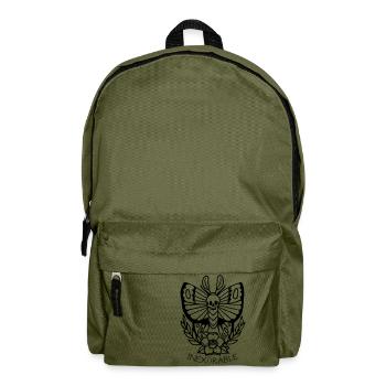 Traditionelle Tattoo-Motte - Rucksack - Olivgrün - Vorne