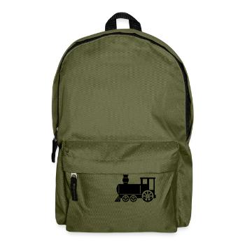 dampflok - Rucksack - Olivgrün - Vorne