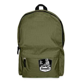 Downhill Freeride - Eat Sleep Ride Repeat - Rucksack - Olivgrün - Vorne