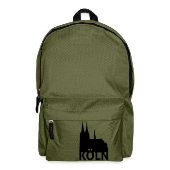 Kölner Dom - Rucksack - Olivgrün - Vorne