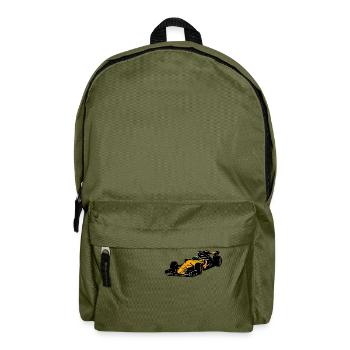Racecar - Rennauto - Rucksack - Olivgrün - Vorne