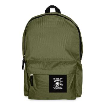 ich werde nicht aufgeben - Rucksack - Olivgrün - Vorne
