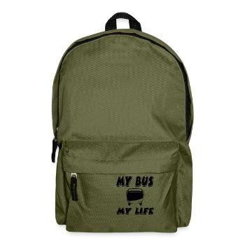 Bus - Rucksack - Olivgrün - Vorne