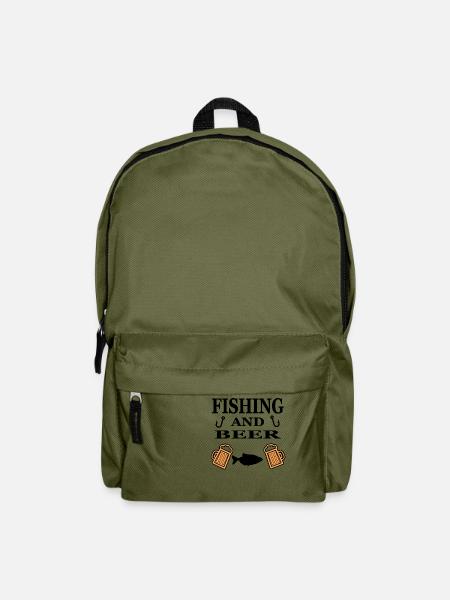 Angeln - Rucksack - Olivgrün