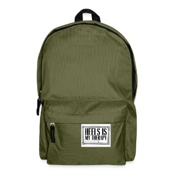 MY THERAPHY SHIRTS Seite 0002 - Rucksack - Olivgrün - Vorne