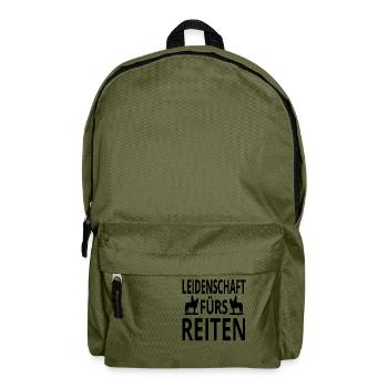 Reiten - Rucksack - Olivgrün - Vorne