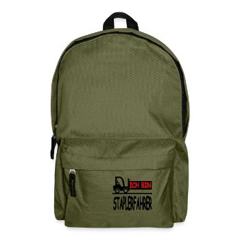 Gabelstapler - Rucksack - Olivgrün - Vorne