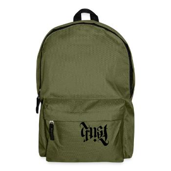 TRUST-FAITH AMBIGRAM celtic - Rucksack - Olivgrün - Vorne