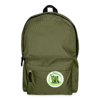 We are Bro Collies - Backpack - olive green - Front