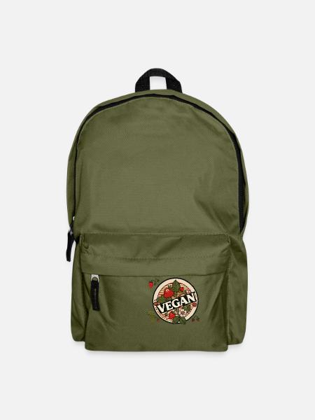 Vegan - Rucksack - Olivgrün