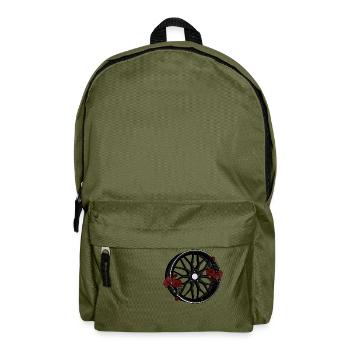 Felge Blume - Rucksack - Olivgrün - Vorne