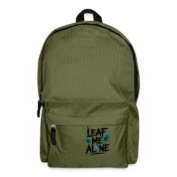 Leaf Me Alone - Rucksack - Olivgrün - Vorne
