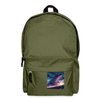 Leonardo Anime XL In a surreal lunar offbeat - Rucksack - Olivgrün - Vorne