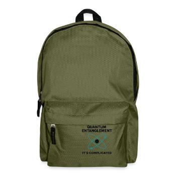Quantum Entanglement – It’s Complicated - Rucksack - Olivgrün - Vorne